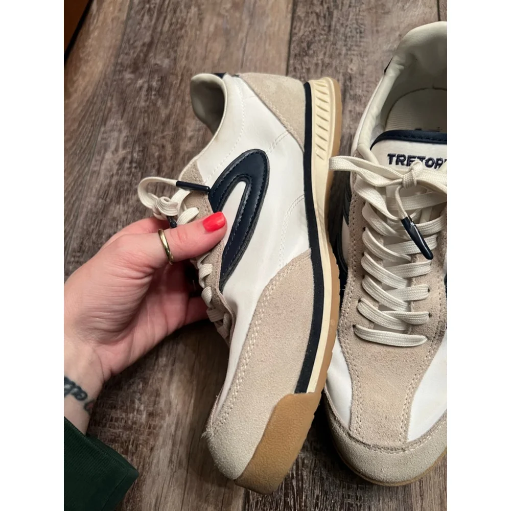 Women's Tretorn Kristine Sneakers Size 7 White Navy - Picture 9 of 14
